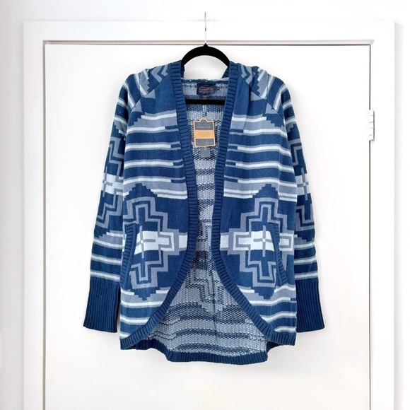 Pendleton Sweaters - NWT Pendleton Blue and Grey Cardigan M